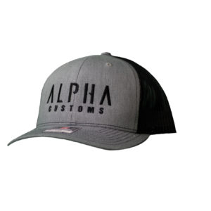 Black Logo Trucker Hat