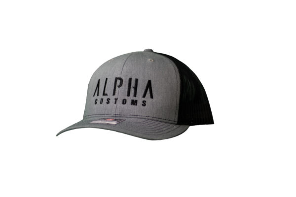 Black Logo Trucker Hat