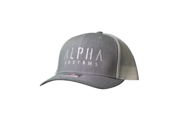 White Logo White Trucker Hat