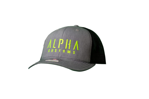 Neon Yellow Logo Trucker Hat