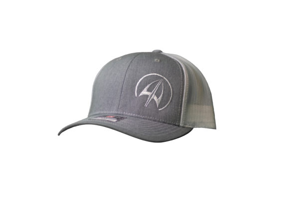 White Symbol White Trucker Hat