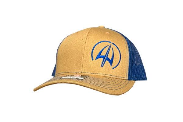 Royal Blue Symbol Brown Trucker Hat