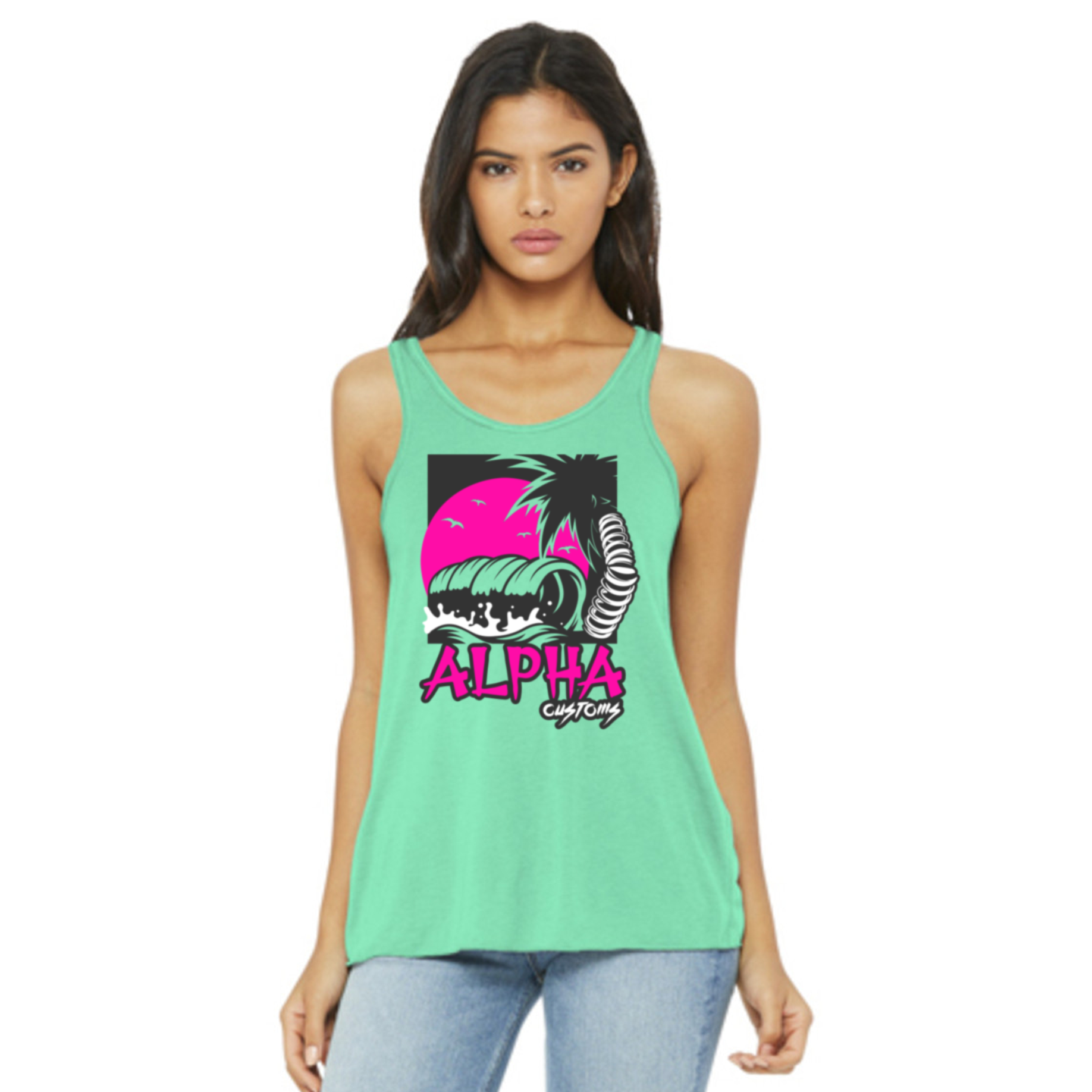 WOMAN’S SUNSET TANK **NEW** – Alpha Customs